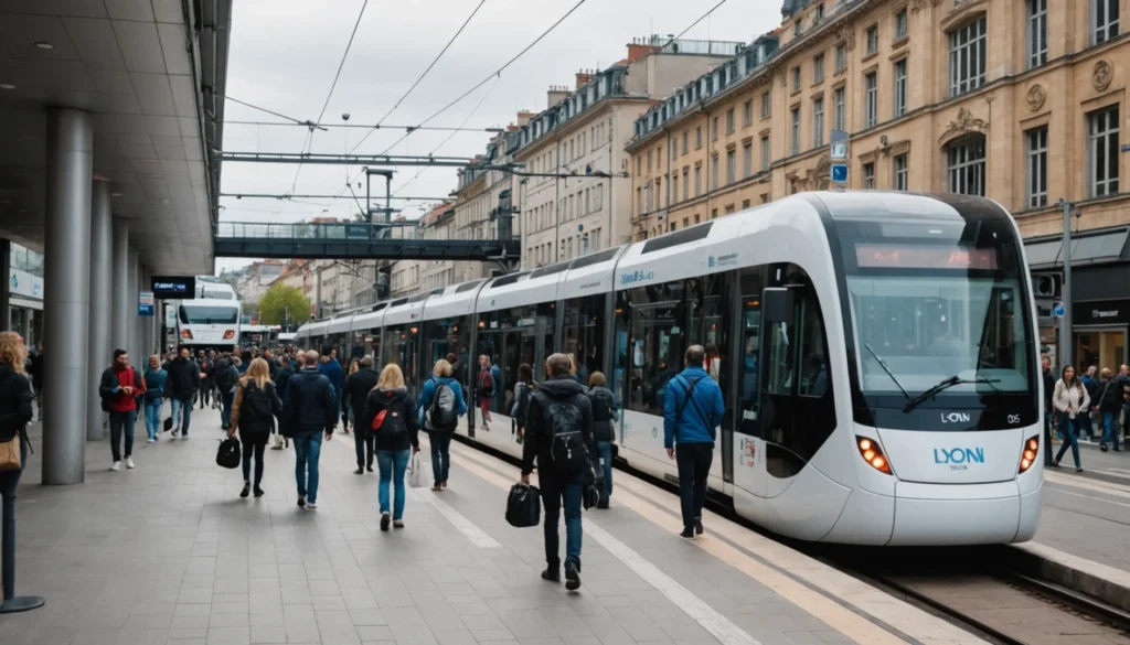 circuler avec les transports commun lyon